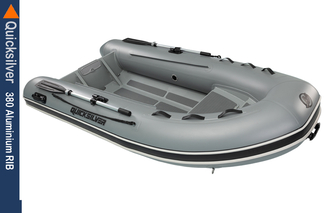 Quicksilver 380 Aluminium RIB PVC Schlauchboot BILD 1